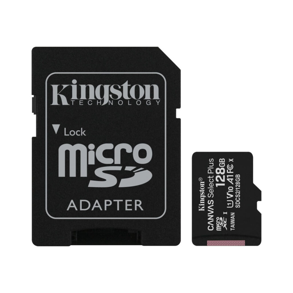 Карта памяти micro SD Kingston Canvas Select Plus 128 ГБ 